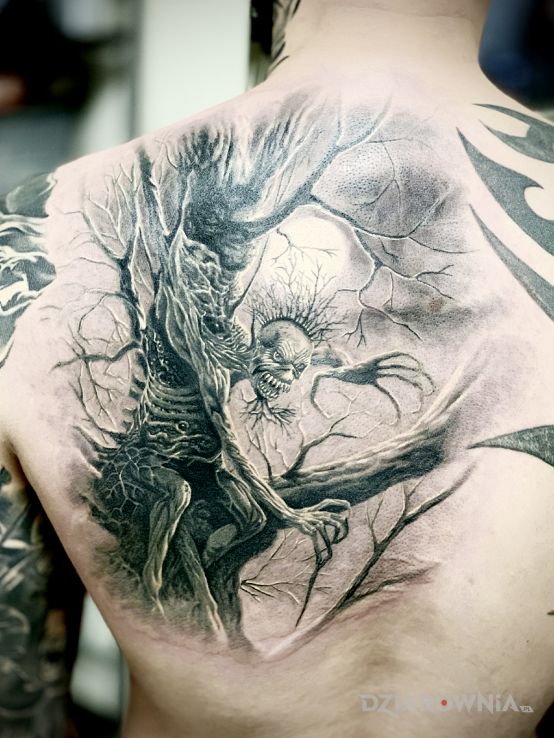 Tatuaż iron maiden - fear of the dark - graficzne / ilustracyjne