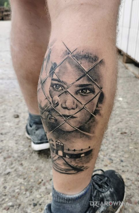 Tatuaż auschwitz - patriotyczne