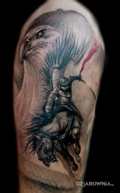 Tatuaż husaria - patriotyczne