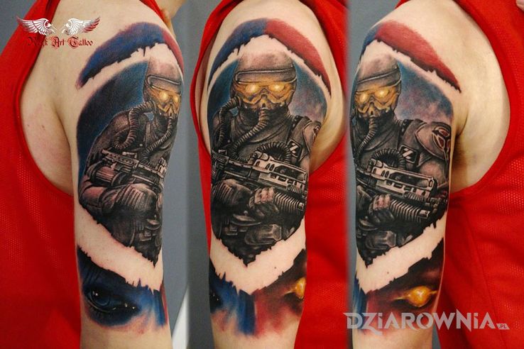 Tatuaż kolorowy - kolorowe