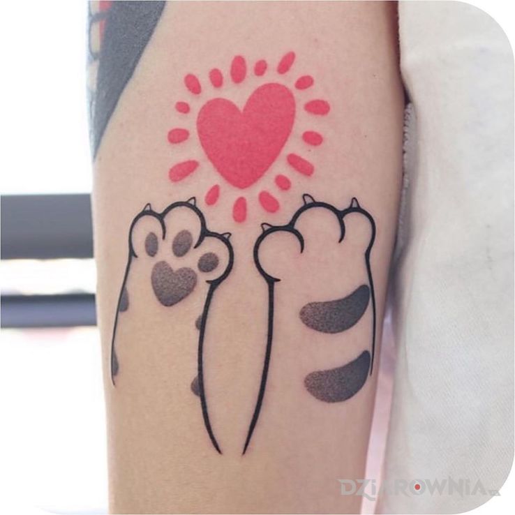 Tatuaż kocie lapki - pozostałe