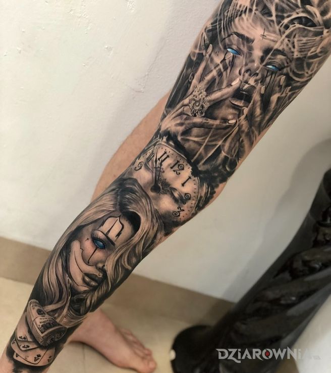 Tatuaż petarda - realistyczne