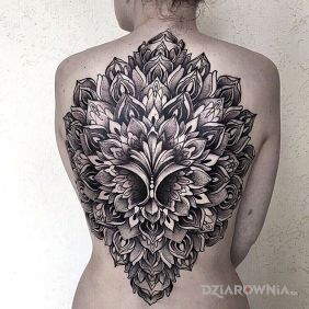 Mandala z efektem 3D