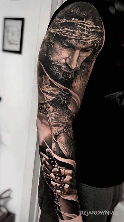 Tatuaż jezus chrystus - 3D