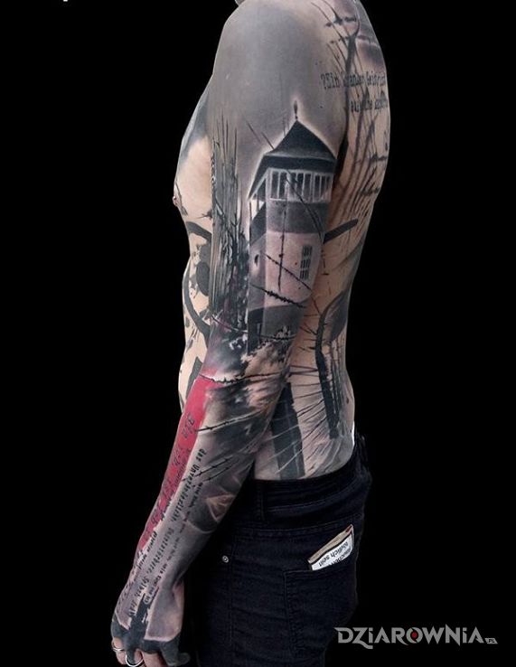 Tatuaż więzienie - rękawy