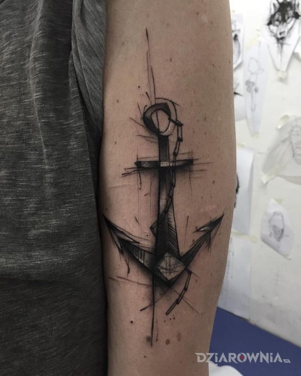 Tatuaż kotwica - pozostałe