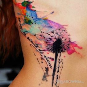 Abstrakcyjny dmuchawiec 