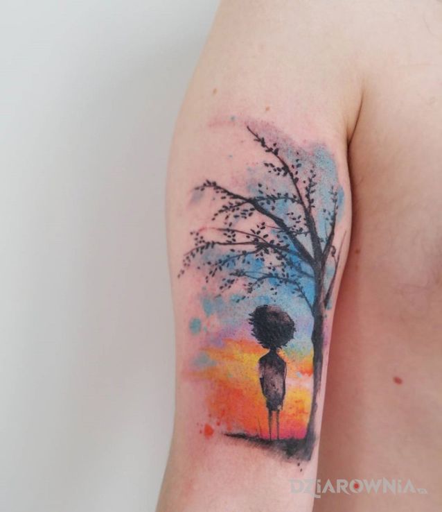 Tatuaż chłopczyk - postacie