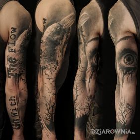 Rękaw z krukiem w roli głównej