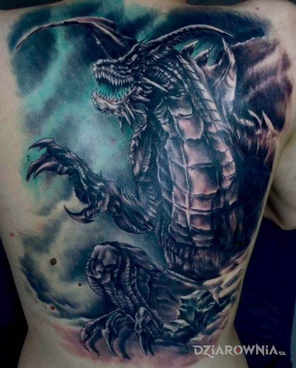 Tatuaż smok - smoki