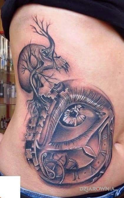 Tatuaż wszystko przemija - czaszki