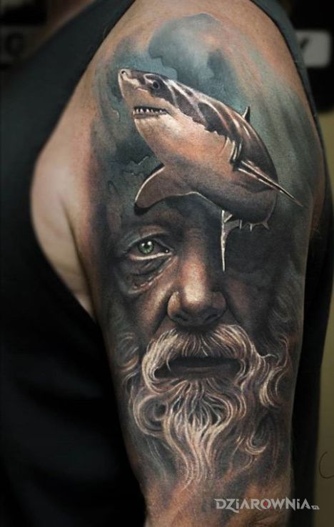 Tatuaż posejdon - postacie