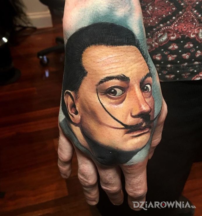 Tatuaż salvador dali - postacie