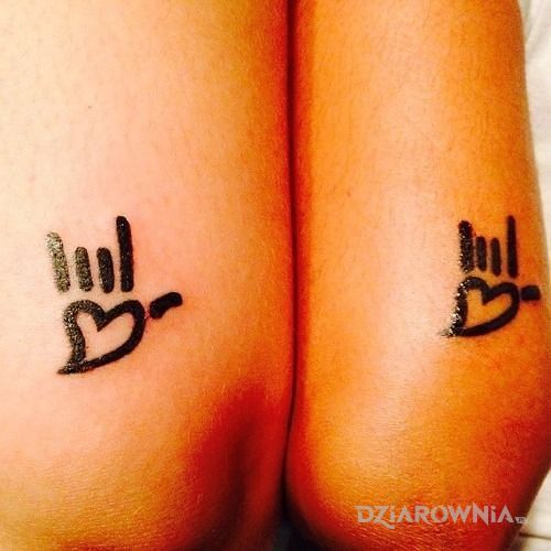 Tatuaż miłosny tatuaż - miłosne