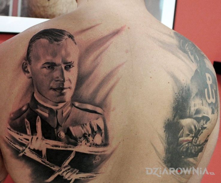 Tatuaż witold pilecki - patriotyczne