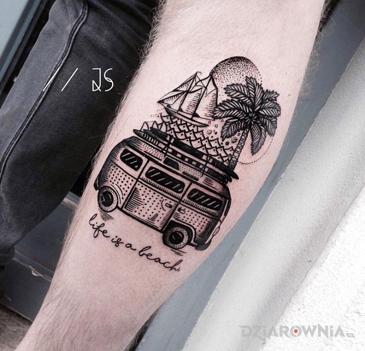 Tatuaż gra słowna - napisy