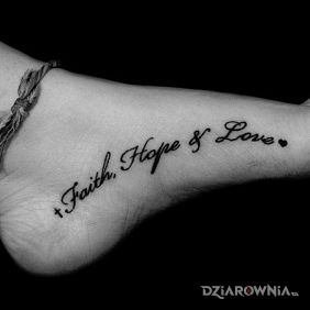 Faith, hope adn love