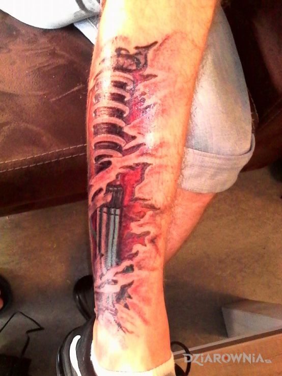 Tatuaż teleskop 3d - 3D