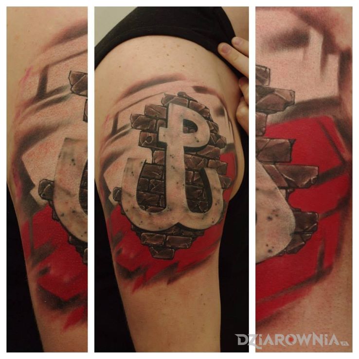 Tatuaż wzór 3d - 3D