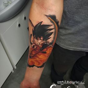 Songo Wjechał na łapke 