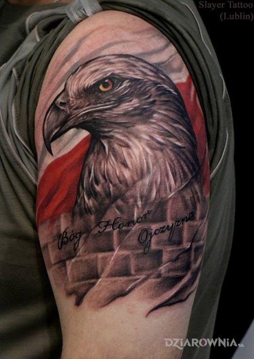 Tatuaż bóg honor ojczyzna - zwierzęta