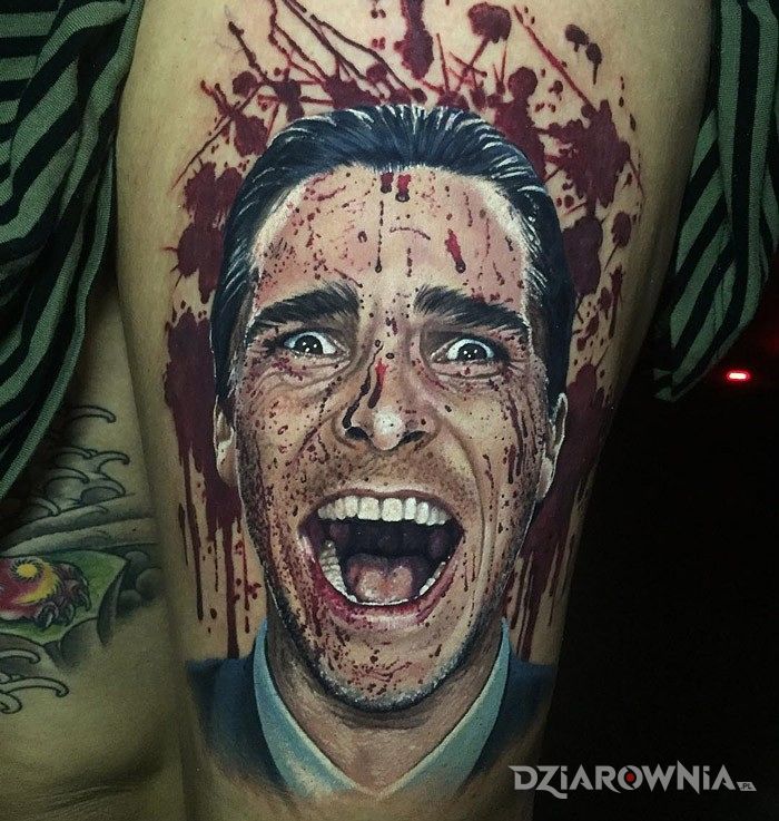 Tatuaż american psycho - 3D