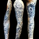 Cała ręka w dziarach