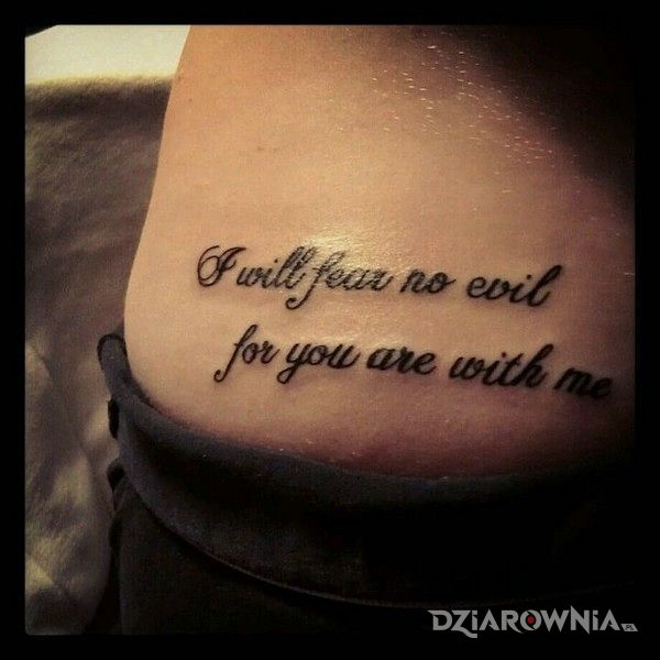 Tatuaż napis - napisy