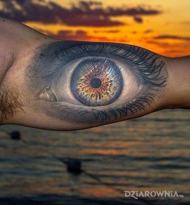 Tatuaż oczysko - 3D