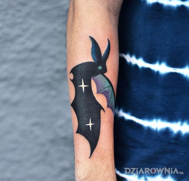 Tatuaż nietoperz - zwierzęta