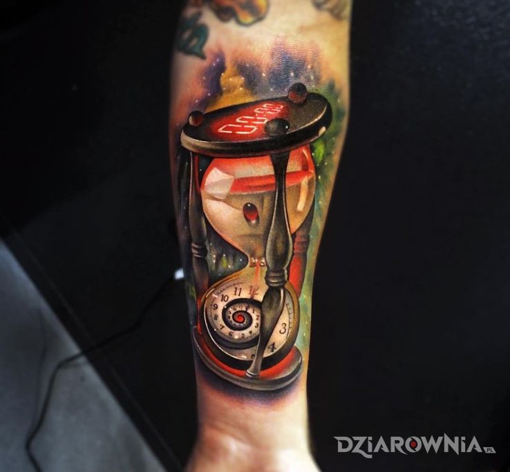 Tatuaż zegarki - 3D