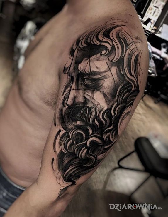 Tatuaż zeus - postacie