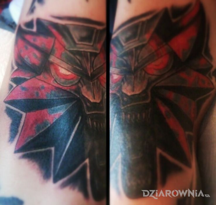 Tatuaż wiedźmin - demony