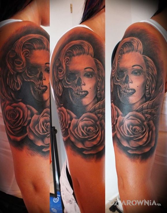Tatuaż pierwsza sesja  - czaszki