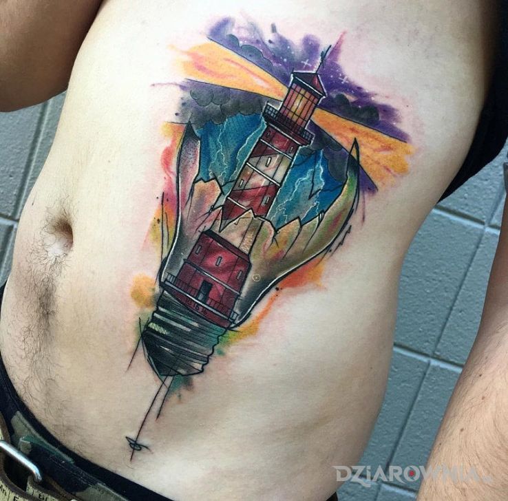 Tatuaż latarnia morska - pozostałe
