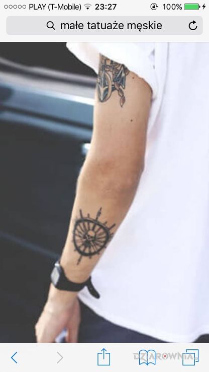 Tatuaż czaszka w kołku - czaszki