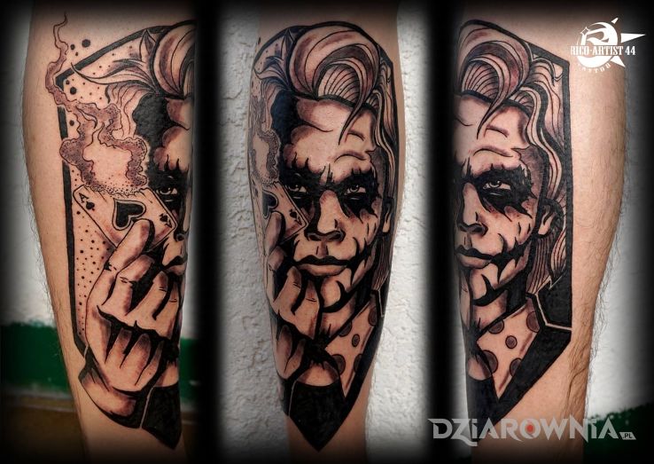 Tatuaż joker pierwsza dziara - postacie