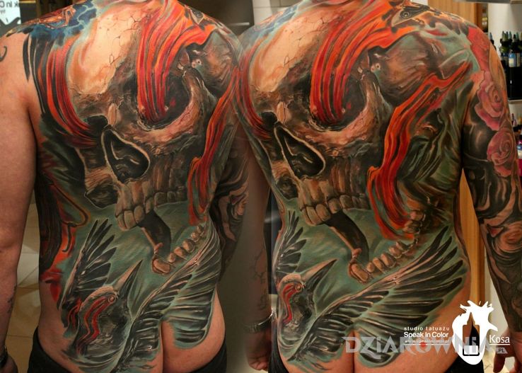 Tatuaż kosa - zwierzęta