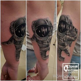 Astronaut tattoo