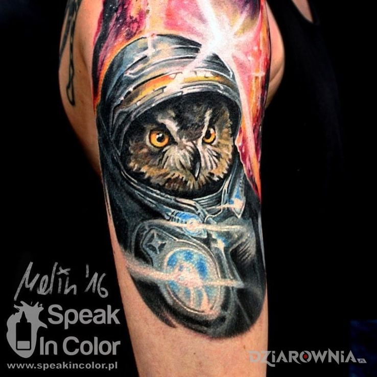 Tatuaż sowa - zwierzęta