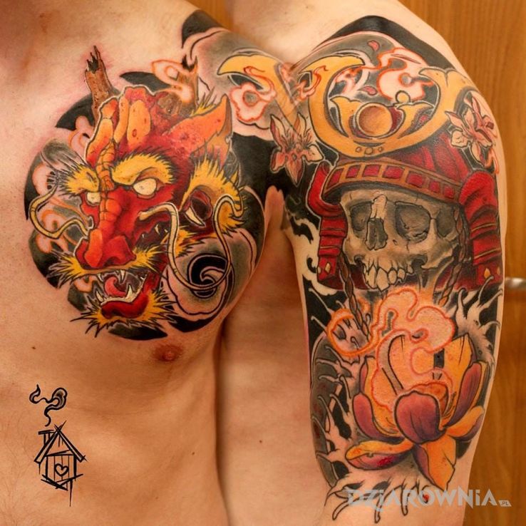 Tatuaż japonia - zwierzęta