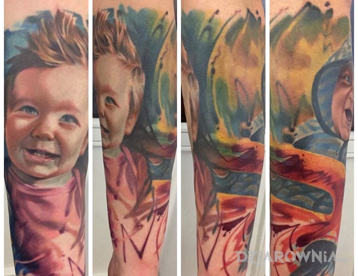 Tatuaż dzieciaki 12 - postacie