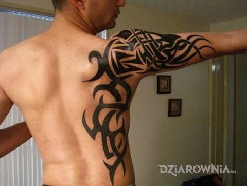 Tatuaż zrobiłem ostatnio - tribale