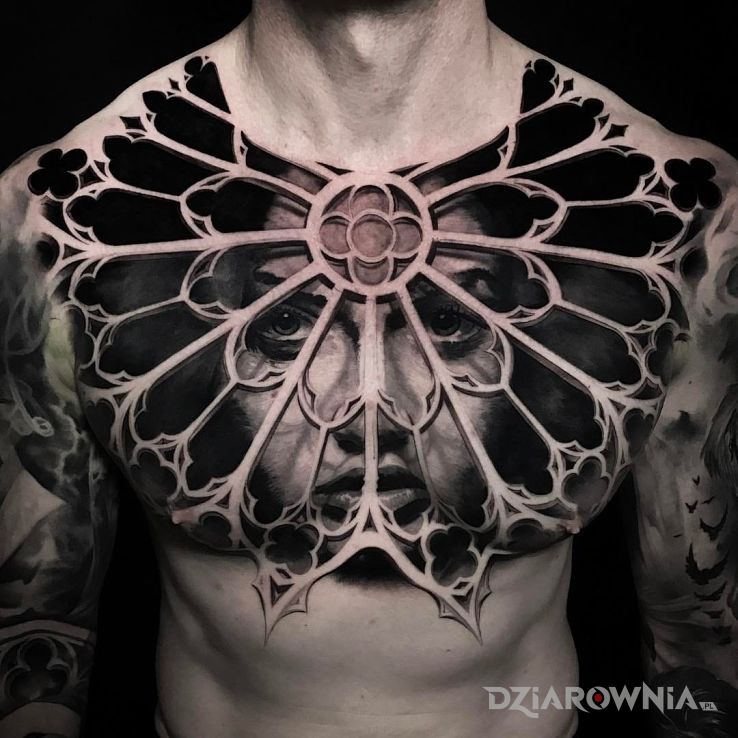 Tatuaż portret 3d - 3D