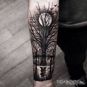 Skonczyłem dzis tatułaż las 