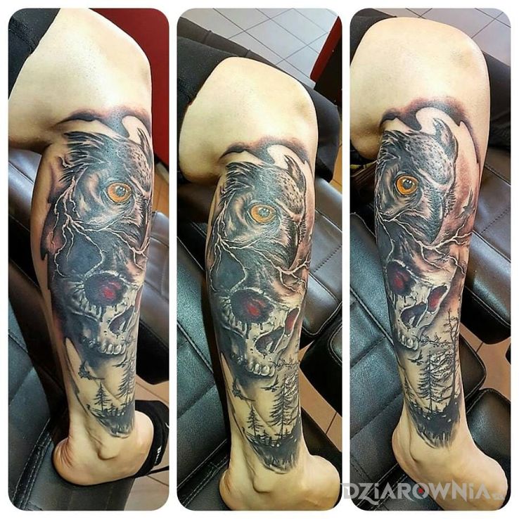 Tatuaż mój lovely - czaszki