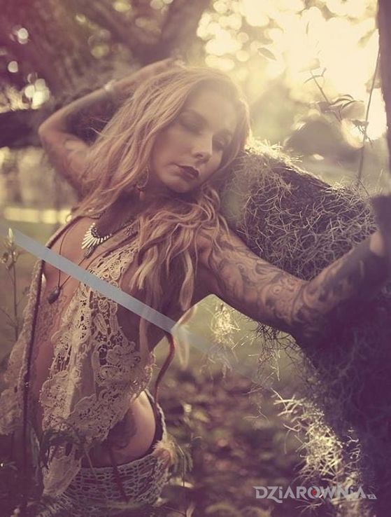 Tatuaż śliczne tatuaże - seksowne