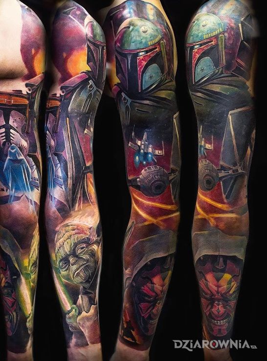 Tatuaż star wars - 3D