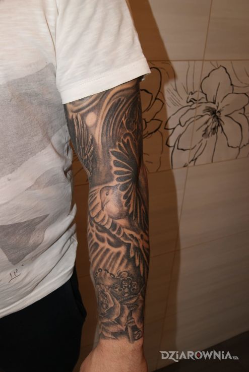 Tatuaż rękaw - rękawy