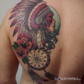 Native American Woman Dreamcatcher